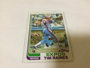 82 Topps ティム レインズ Tim Raines #70