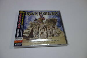 新品・未開封 送料無料★IRON MAIDEN(アイアン・メイデン)/SOMEWHERE BACK IN TIME THE BEST OF 1980-1989(時空の覇者) 初回盤ステッカー付