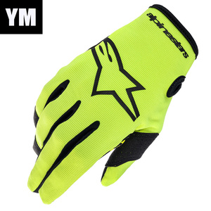 【ネコポス便￥253】 ALPINESTARS ’23 ユース ラダーグラブ フローイエロー YM(6)サイズ ＃3541823-551 【子供用】