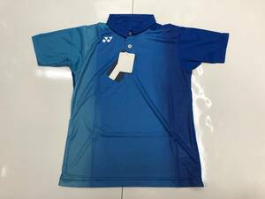 B75.40%off! YONEX 12129J 786 J130 ヨネックス ジュニアポロシャツ　ブラストブルー