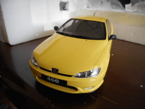 ★★1/18 オットー プジョー 406 クーペ イエロー otto Peugeot 406 Coupe Yellow 1998 3.0★★