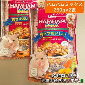 ×2袋　250g ハムハムMIX ハムスター　エサ　餌　えさ