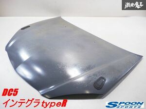 【絶版 希少品】 SPOON スプーン DC5 インテグラ タイプR K20A 軽量 カーボン ボンネット エアロ ボンネットフード INTEGRA typeR 棚3B