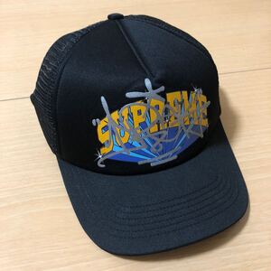 Supreme 22AW IRAK Arc Mesh Back 5-Panel Cap グラフィックアーチメッシュキャップ ブラック