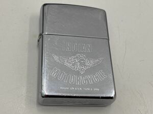 ZIPPO ジッポー インディアン　モーターサイクル　火花のみ　中古