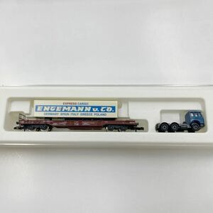 メルクリン Zゲージ EXPRESS CARGO ENGEMANN トレーラー車 mini-club　メルクリンミニクラブ marklin Marklin 鉄道模型