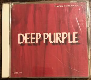 Deep Purple ディープパープル■ Machine Head Live 1972 (1CD)