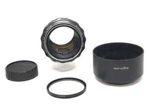 ★MINOLTA MC ROKKOR-PF 85mm f1.7★【ジャンク品】＃1026-2a