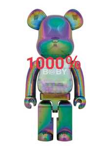 即決！送料無料！MY FIRST BE@RBRICK B@BYCLEAR BLACK CHROME Ver. 1000％ AKASHIC RECORDS 2021 まぼろしのパレード 千秋 フィギュア