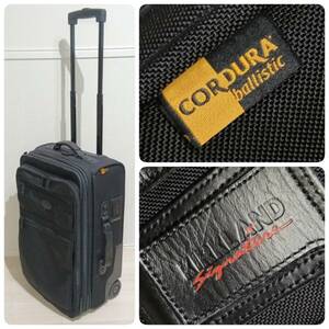 【美品】KIRKLAND Signiture CORDURA キャリーバッグ ビジネスバッグ トラベル 旅行 ブラック 黒 カークランドシグニチャー コーデュラ