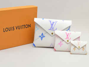 ルイヴィトン LOUIS VUITTON バイザプール モノグラム ジャイアント ポシェット キリガミ 白 M82387 レディース su_p e_u F-YA830