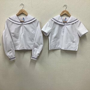 (Y)I188 (中古) 山形県 山形市立 第三中学校 セーラー服 2点セット /165A/セーラー/紺2本/TOMBOW/夏服/合服/制服/女子学生/学生