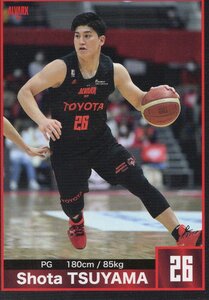 Bリーグ アルバルク東京 会場 ファンクラブ来場特典 トレーディングカード 2020-21 099 津山 尚大