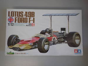 TBEφ　ゴールドリーフロータス LOTUS 49B FORD F-1　1/12　タミヤ　TAMIYA　プラモデル　未組立　説明書なし