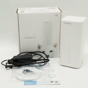 中古 SoftBank Air ターミナル 4 wi-Fi ホームルーター B610h-71a ホワイト 通電確認済み