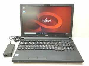 ☆1円☆第7世代☆富士通☆LIFEBOOK☆A577/S☆Core i5 2.80GHz/8GB/SSD256GB/Sマルチ/無線/Bluetooth/カメラ/Office/Win10 DtoD領域☆