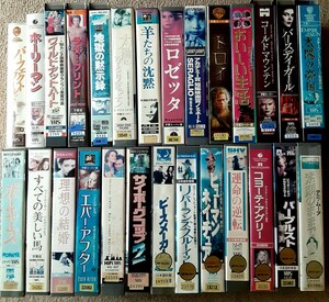 VHS ビデオ 洋画 ビデオテープ 27本セット 映画 まとめ売り 希少 VHSテープ 字幕 吹き替え レンタル落ち