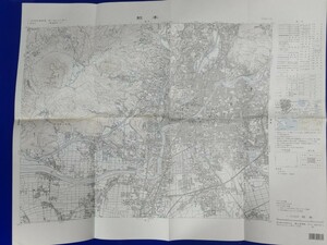 25000分の1地形図【熊本】国土地理院発行・平成5年修正測量・平成6年8月1日発行