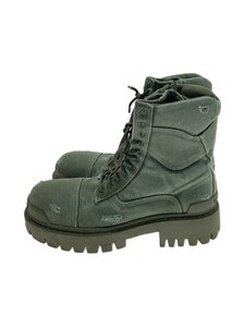 BALENCIAGA◆Combat Strike L20 boots/レースアップブーツ/44/KHK/694060