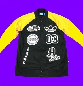 【★☆adidas yellow☆×BLACKSta-JKT☆★廃盤レア☆】