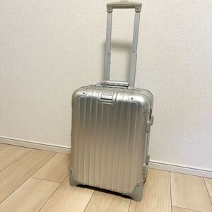 RIMOWA TOPAS 20L 920.42.00.2 リモワ トパーズ キッズトローリー シルバー 2輪 希少廃盤モデル ミニ スーツケース