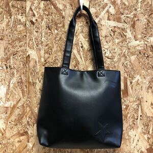 アズールバイマウジー　トートバッグ　ブラック　スター　AZUL BY MOUSSY カバン　バック　トート　佐川急便対応のみ