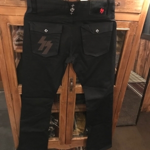 【SKULL FLIGHT】サイズ30　SS PANTS type2　ブラック　ブーツカット　スカルフライト　RAMBLEランブル