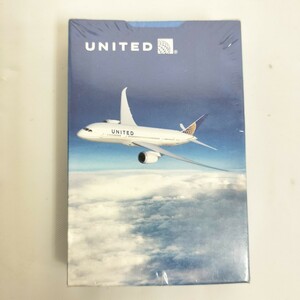 【未開封】ユナイテッド航空 ボーイング787 トランプカード BOEING787 新品 飛行機 航空会社 グッズ コレクション