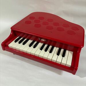 KAWAI ミニピアノ レッド 25鍵 P-25 3歳～ カワイ 河合楽器 ミュージックトーイ 楽器 鍵盤楽器 知育玩具 おもちゃ 音楽 MADE IN JAPAN