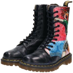 古着 ドクターマーチン Dr.Martens 10ホールブーツ 英国製 UK4 レディース22.5cm /saa010799 【SS2401】