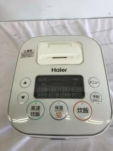 ☆★【USED】 Haier ハイアール マイコン炊飯ジャー JJ－M31A 3合炊き 2017年製 炊飯 家庭用 調理家電 一人暮らし 新生活 80サイズ