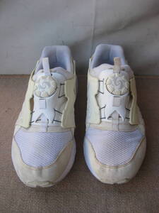 ★puma　 TRINOMIC　 スニーカー 　　362528 02　　白　　２７.0cm　　　美品