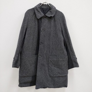 Engineered Garments パッチワーク リバーシブルコート アメリカ製 コート グレー ネイビー エンジニアードガーメンツ 3-1228T F94983