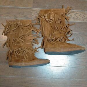 MINNETONKA　ブーツ　美品