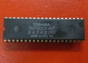 [秘蔵CPU放出377]東芝 TMP80C49AP 6474 9133EEI P-DIP