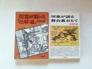 【文庫本セット】妹尾河童 著　河童が覗いた「仕事場」／河童が語る舞台裏おもて　文春文庫