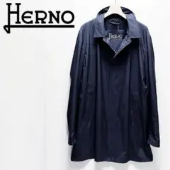 《HERNO》新品 イタリア製 パッカブル ステンカラーコート 50(XL)