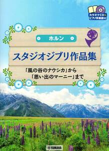 ホルン スタジオジブリ作品集「風の谷のナウシカ」から「思い出のマーニー」まで【カラオケCD&ピアノ伴奏譜付】 楽譜 新品