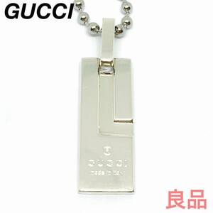 ☆美品☆GUCCI プレート ネックレス #0326b12