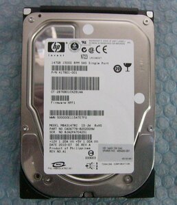 wu13 MBA3147RC 146GB 15K SAS hp P/N 417801-001