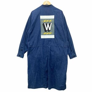 WTAPS ダブルタップス 18AW DOC SHIRT COTTON DENIM デニムロングシャツジャケット 長袖 ネイビー サイズ3 正規品 / 33932