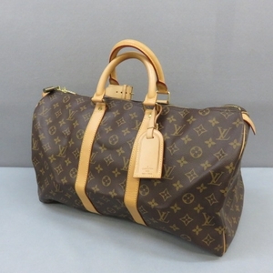 J451★LOUIS VUITTON ルイヴィトン モノグラム　キーポル45　2/22★A