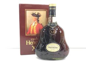 ■Hennessy ヘネシー COGNA X.O 金キャップ グリーンボトル ブランデー 700ml 40% 箱付き 未開栓保管品■