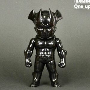 KAIJIN x One up. デビルマン 黒 素体 sofvi カイジン ワンアップ ソフビ 永井豪 ラスト1