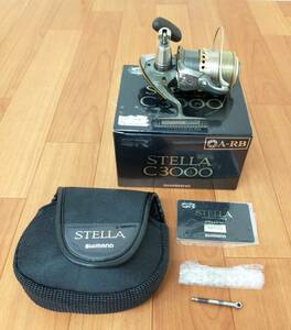 【釣り具/リール】シマノ 04 ステラ C3000 中古 キズ有/ SHIMANO STELLA スピニングリール 廃盤品