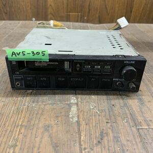 AV5-305 激安 カーステレオ TOYOTA FUJITSU TEN 86260-16030 SP-4400 3402644 カセット テープデッキ 通電未確認 ジャンク