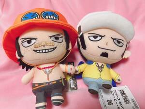 ONEPIECE ワンピース ぬいぐるみ トラファルガーロー ポートガスDエース マスコット ちびぬい