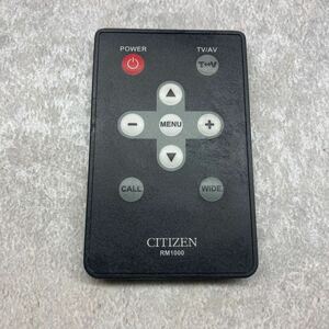 citizen シチズン オーディオ カーオーディオ DVD ナビ RM1000 リモコンのみ 動作未確認 K60570