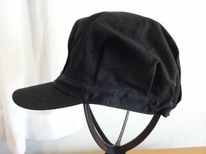 ▲ EXACERBATE ▼キッズ帽子　男女兼用　黒色帽子　キャスケット　サイズ５６cm　キャップ　帽子　コットン帽