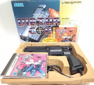 ★動作確認済★　バーチャコップスペシャルパック　セガサターン　外箱付属 sega saturn virtua cop